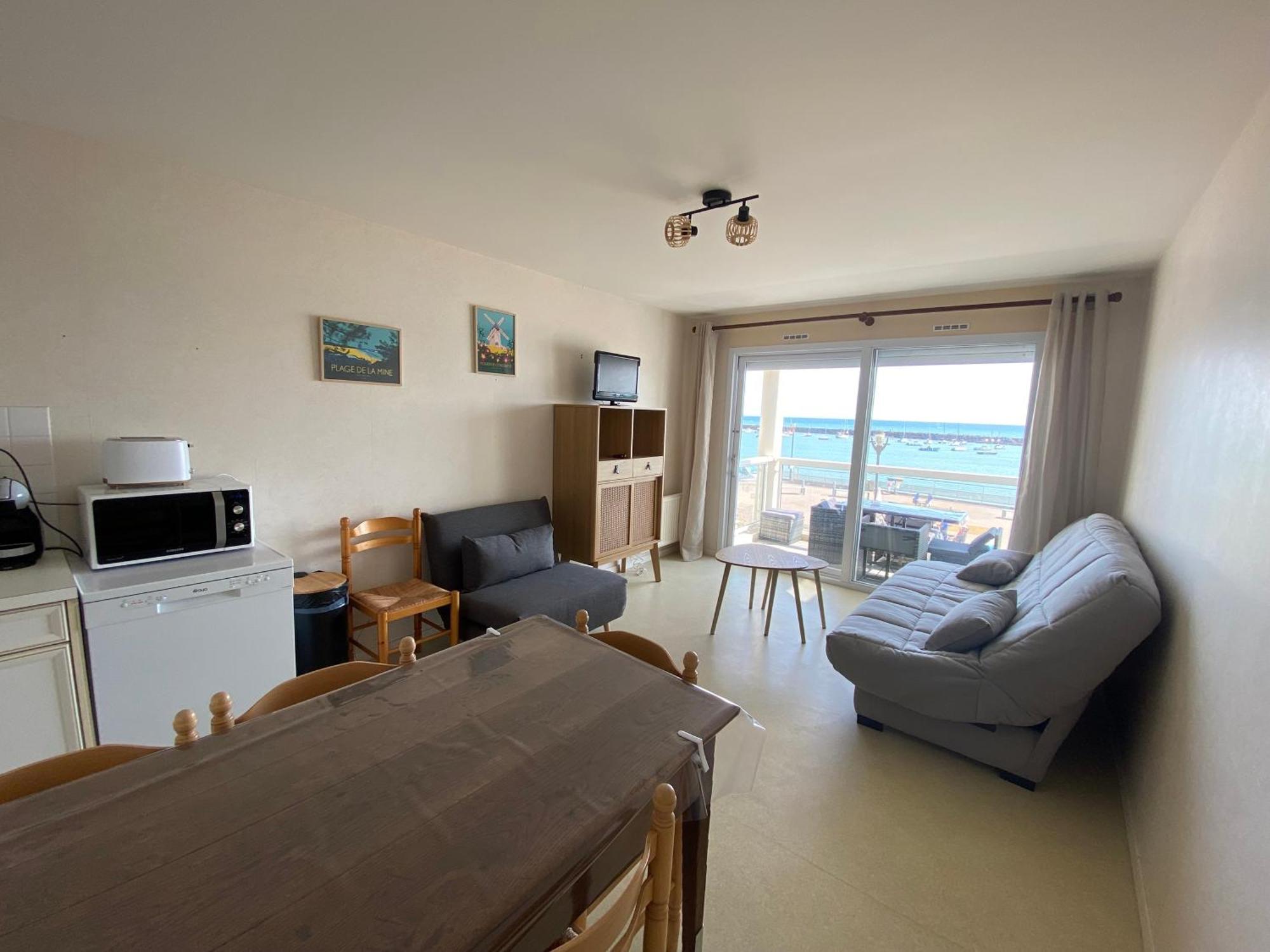 ז'אר-סור-מר Appartement Vue Sur Mer Et Le Port מראה חיצוני תמונה